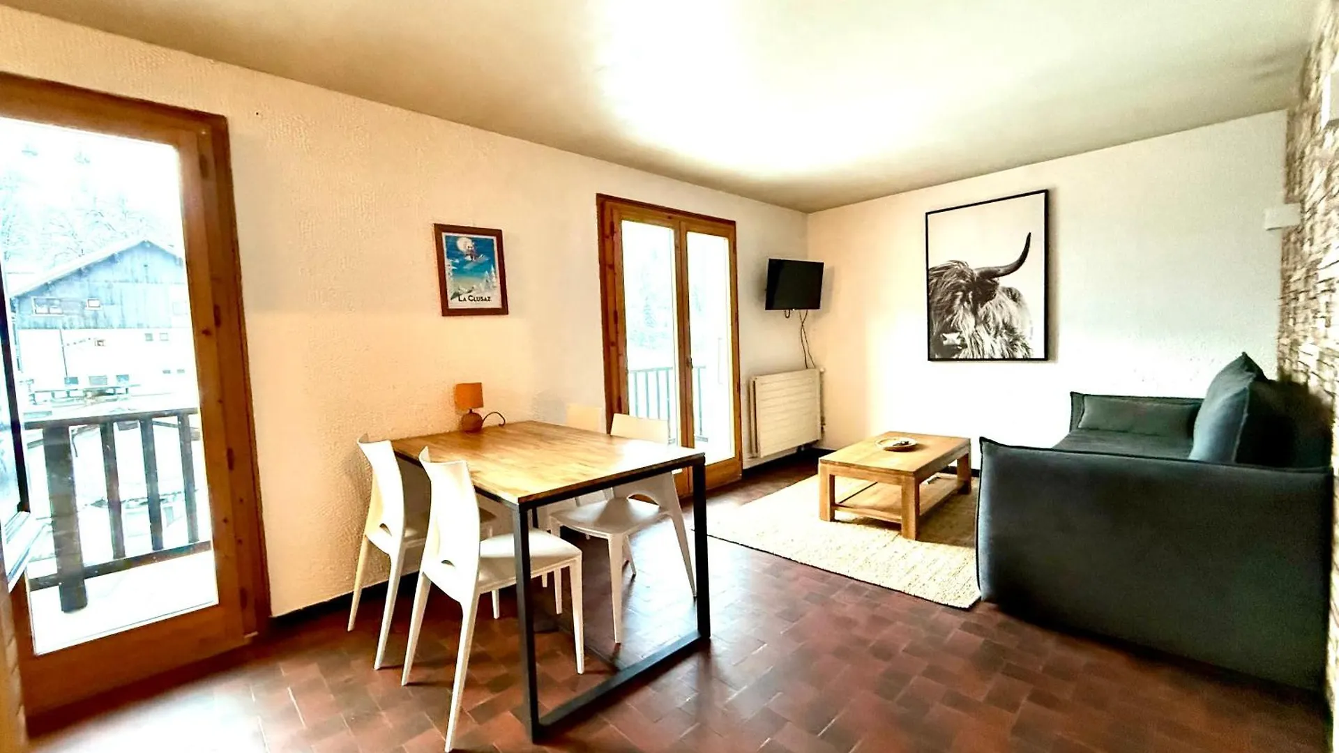 La Clusaz Centre Village , Pied Des Pistes, 42 M2 , Balcon Sud Vue Montagne